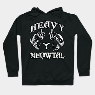 Heavy Meowtal - Cat Cats Heavy Metal Hoodie